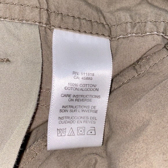 Michael Kors olive green wide leg cargo pants size 10 - Picture 6 of 9